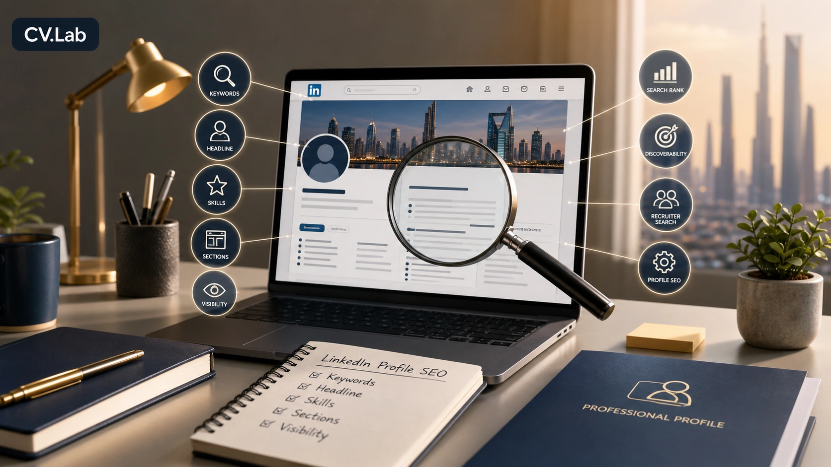 LinkedIn profile rising in recruiter search results through LinkedIn profile SEO tactics