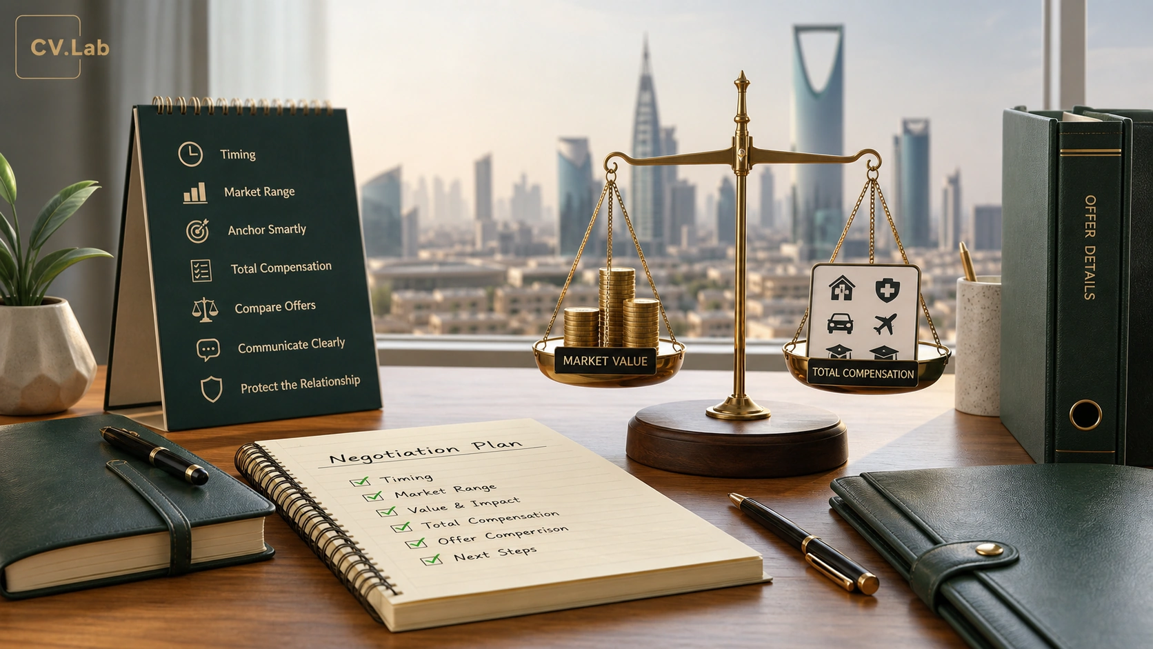 Visual guide to salary ranges, benefits, and counteroffers for expats negotiating pay